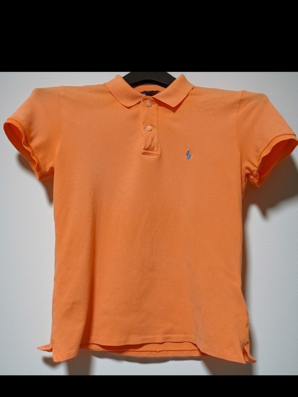 Vtg Y2k Ralph Lauren Golf Sz S Orange/Coral Women Polo top Collar Button Luxury